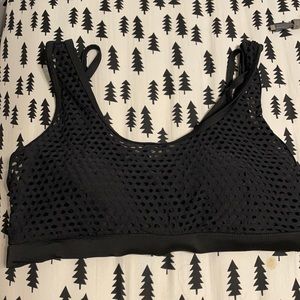 Black bathing suit top